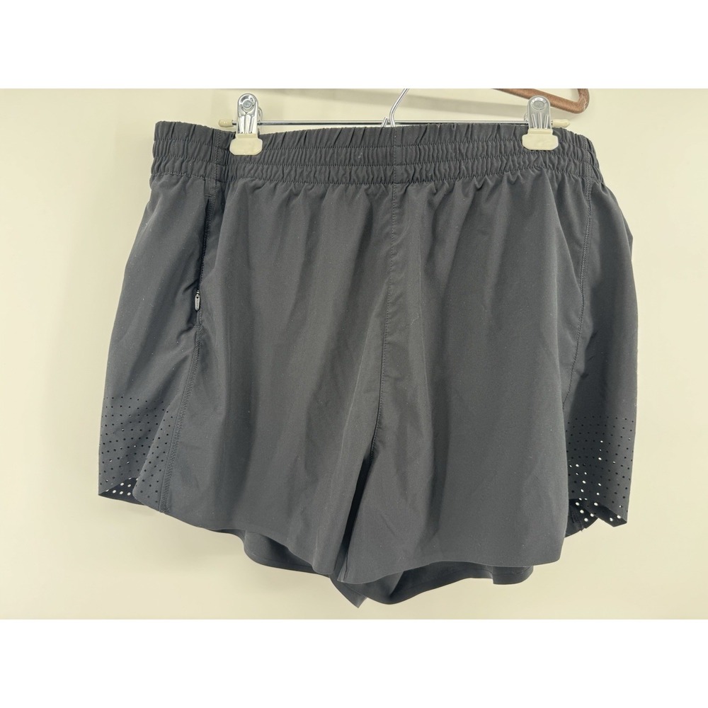 Athleta Hustle 3" Shorts Black Sz 1X Athletic Workout Run - Picture 3 of 8